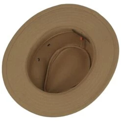 Modeaccessoires Geschäft -Modeaccessoires Geschäft Calf Leather Traveller Hut by Stetson braun.58141 2rf11