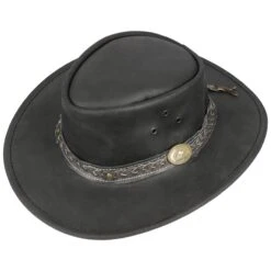 Modeaccessoires Geschäft -Modeaccessoires Geschäft Wilsons Lederhut by Scippis schwarz.31407 1rf4